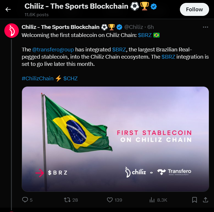 Chiliz Crypto